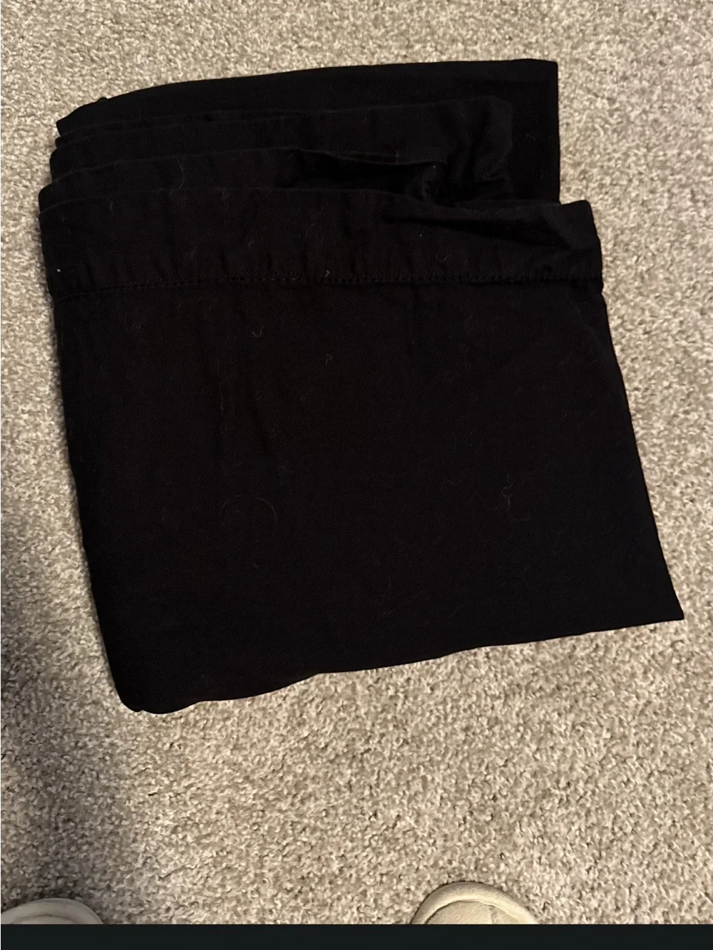 Black tablecloth